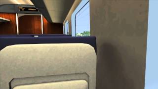 Train Simulator 2015. Chengdu-Suining. Passenger view with 4K resolution. Part 4/4.