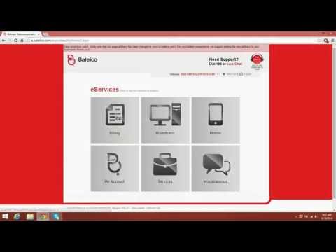 How to use Batelco's eServices