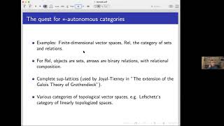 Richard Blute --- Finiteness Spaces, Generalized Polynomial Rings and Topological Groupoids. screenshot 1