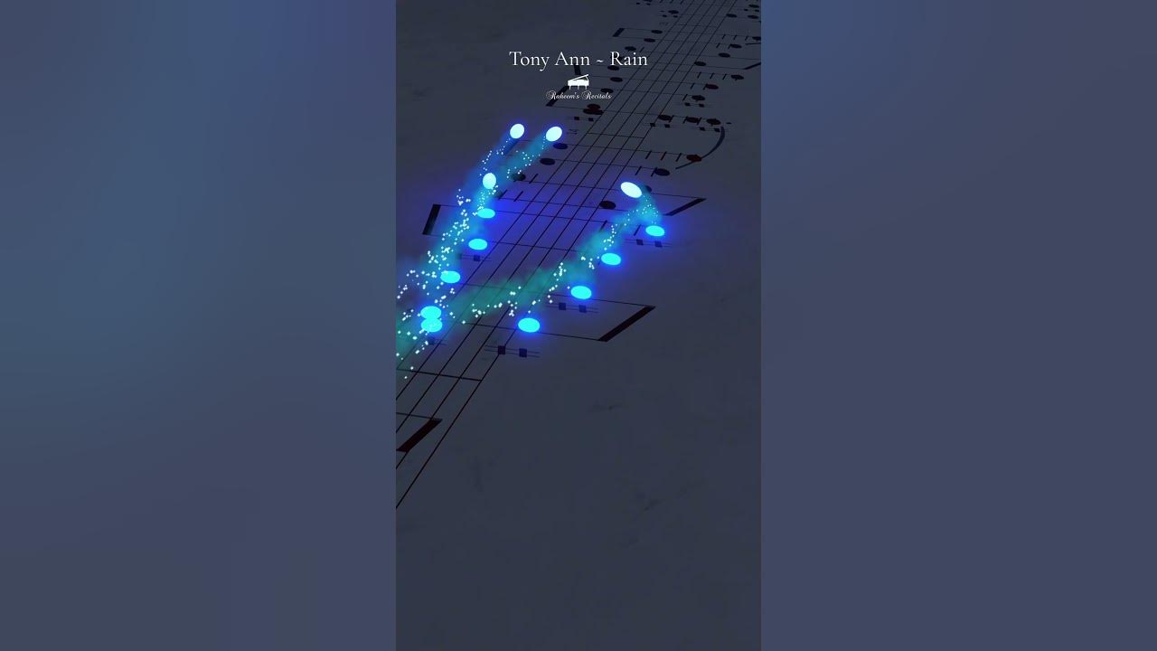 Tony Ann ~ Rain #sheetmusic #synthesia #pianoart #pianotutorial