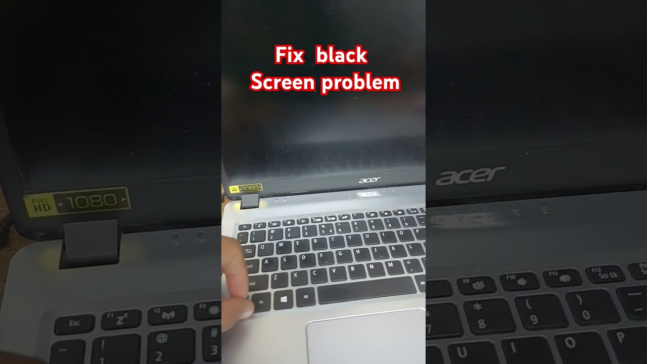 Laptop Screen Black Problem Fix 100% | Laptop black Screen