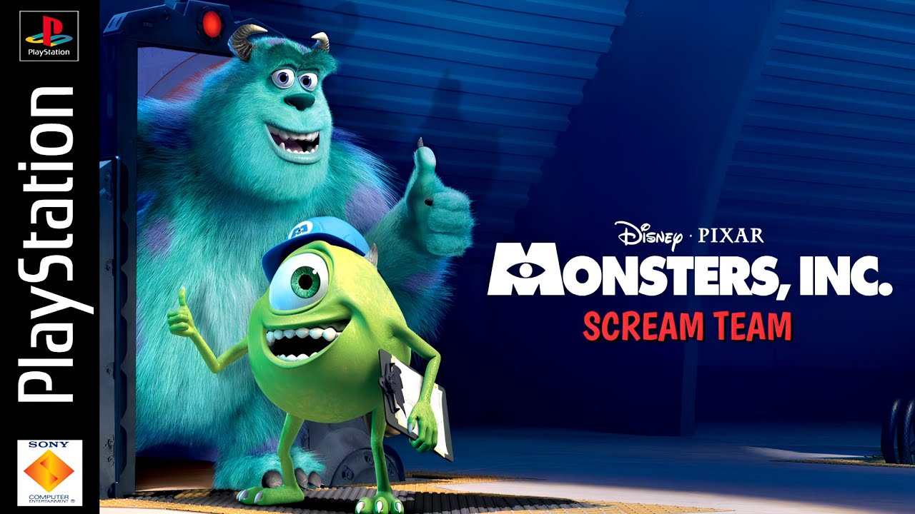 Disney's Monsters, Inc. Scream Team PS1 Longplay - FULL GAME Walkthrough - 100% Completion