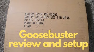 Unboxing | Review with How to assemble: Rogers Goosebuster Layout Blind