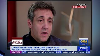 Michael Cohen speaks to ABC News after being sentenced to prison