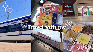 Travel w/me from *Prayagraj to Lucknow* in Vande bharat 🚅✨️, Aesthetic vlog indian🌸, pt.1 screenshot 3