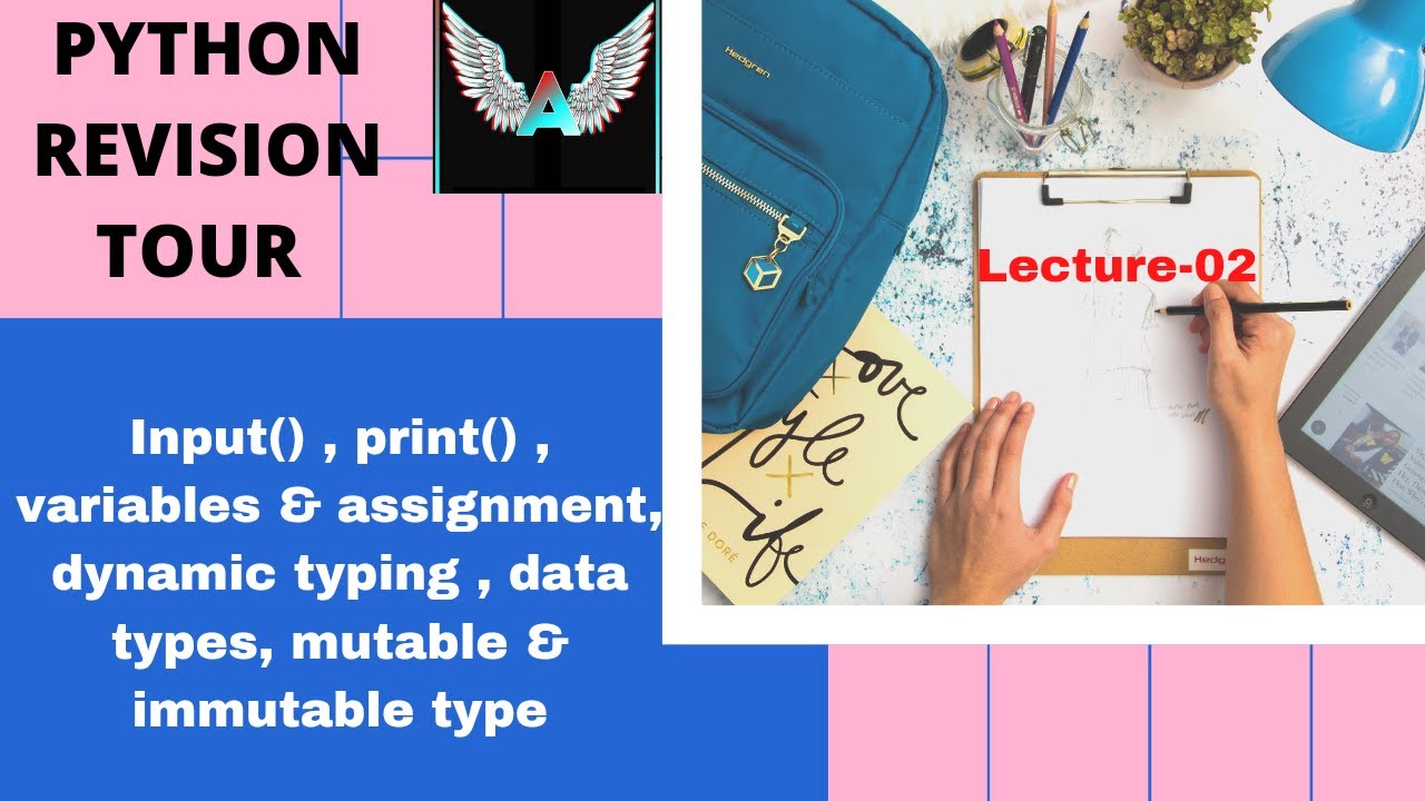 Python Revision Tour Class 12 python revision tour | class 12 | lecture 02 | CS/IT Students |input
