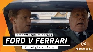 Join halleta alemu as she gets behind the wheel with cast of ford v
ferrari to learn about gritty new drama coming regal on november 15th!
...