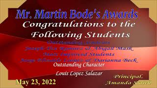 7th Grade Awards 2022