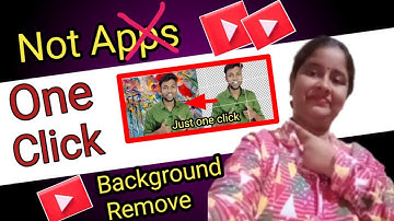 1 click me photo ka background kaise change kare !! Change Photo Background In Mobile !!