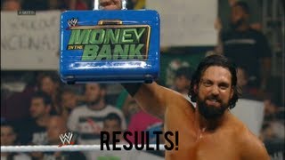 WWE Money In The Bank 2013 World Heavyweight Championship Money In The Bank Ladder Match Result