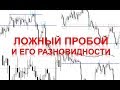 Price Action. Ложный пробой уровня.