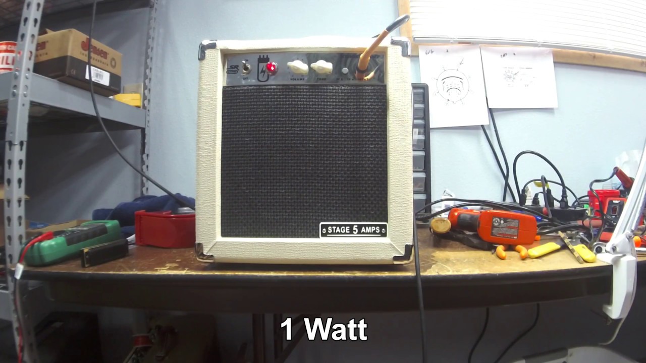 Stage 5 Amp 1 Watt vs. 5 Watts YouTube