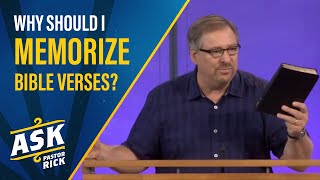 Why Should I Memorize Bible Verses | Ask Pastor Rick