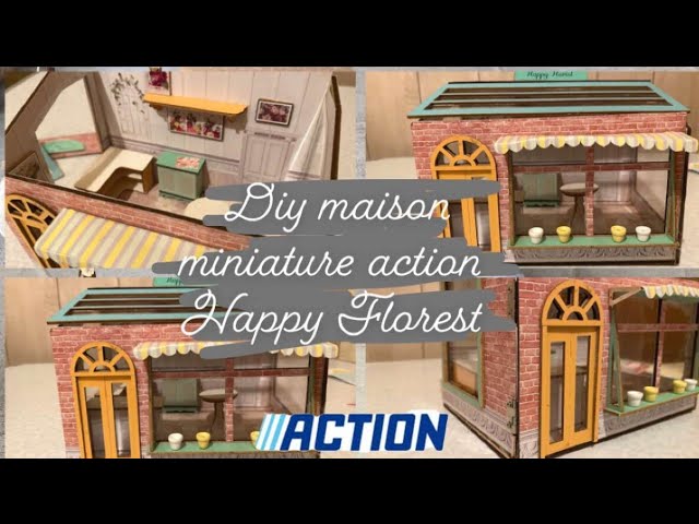 DIY MAISON MINIATURE HAPPY FLOREST ACTION 