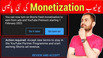 How to Accept New YouTube Term on Mobile | New YPP Terms 2023 | Shorts Monetization Update 2023