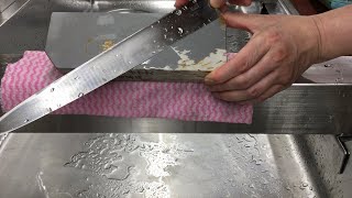 【休業中も包丁を研ごう】サビてないか心配、救いに向かいます