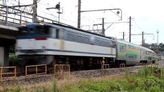 【EF65 2063牽引】E233系3000番台高崎車(グリーン車4両) 甲種輸送