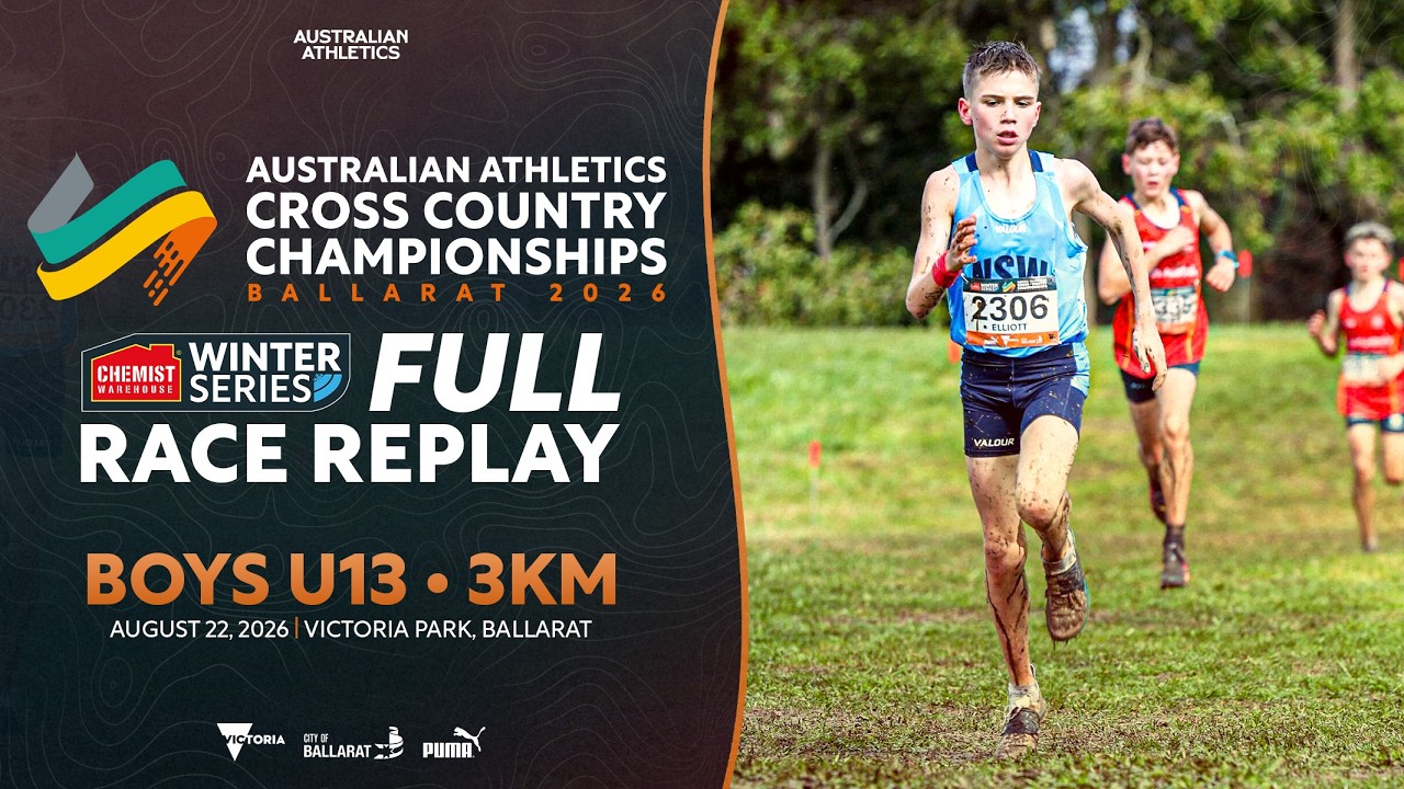 Boys' U13 3km Final - Full Race | 2026 Australian Athletics Cross Country Championships