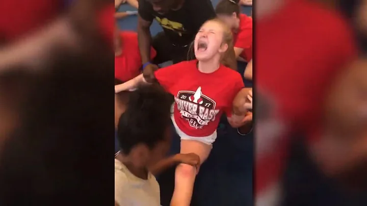 Videos show cheerleaders repeatedly forced into sp...