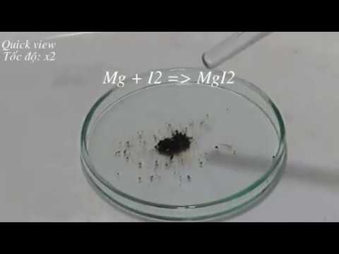 Video [480p] Phản ứng Magie (Mg) Iot (I2) - youtube