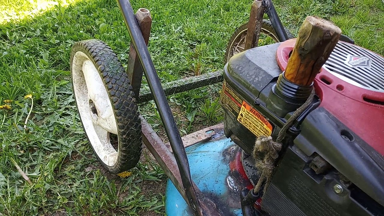 Как отремонтировать колеса на газонокосилке - фото