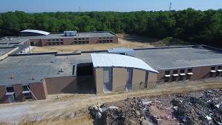 Wilson Elementary School - Demolition & Construction Update - Cincinnati - June 11, 2017 - Drone