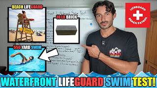 HOW TO SURVIVE THE WATERFRONT LIFEGUARD SWIM TEST! (*PASS 100%*)
