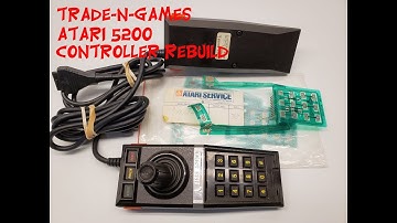 Atari 5200 Controller Rebuild tutorial new Flex Circuit and Repair