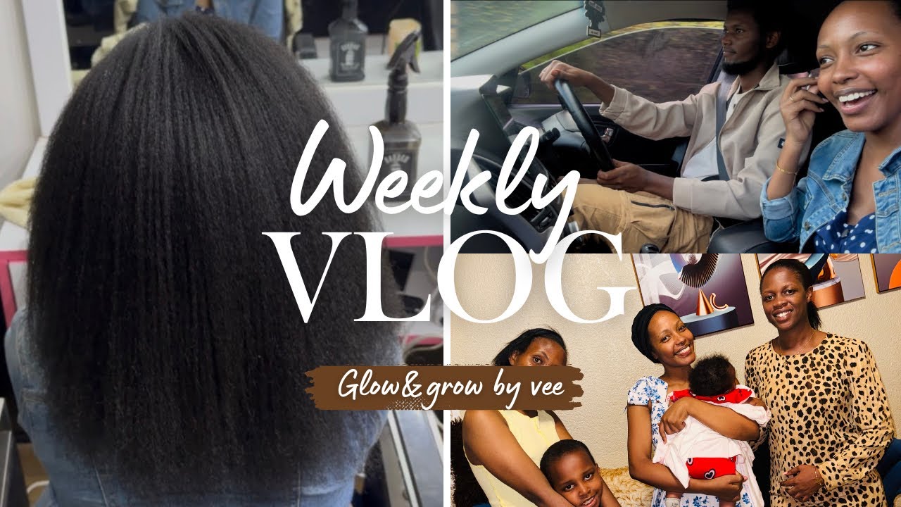 Weekly Vlog 💖 | School Pickups, Nail Day, Hair day, Visits,…..!😍😍😍