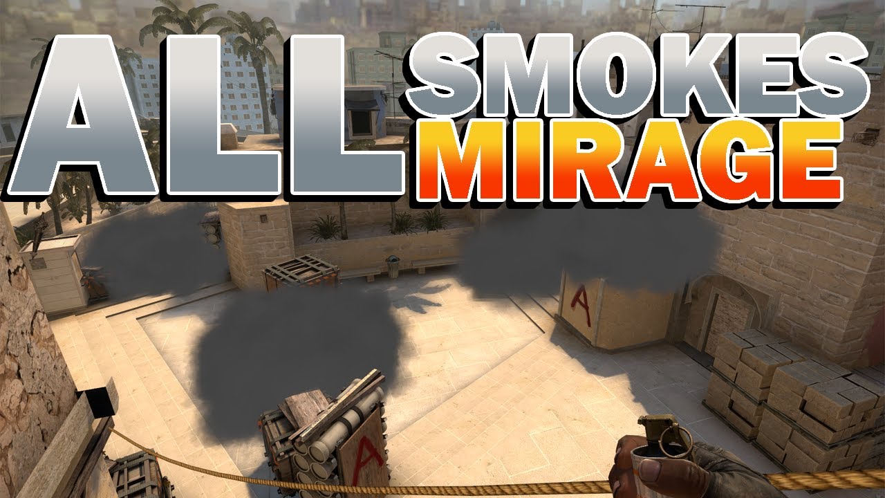 ALL THE IMPORTANT SMOKES  Mirage | CSGO | [2023] | 128tick