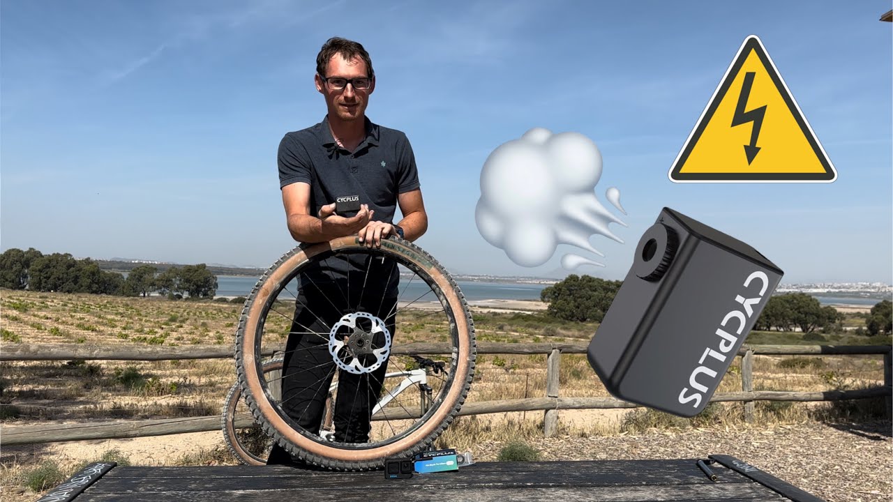 Hinchadora eléctrica y compacta CYCPLUS Cube, ¿se puede usar para tubeless?