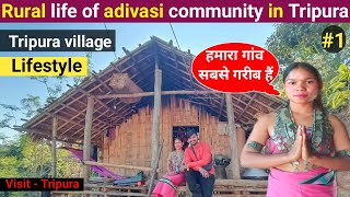 Tripura Village Lifestyle Vlog | Rural life of adivasi community in tripura | Tripura village tour