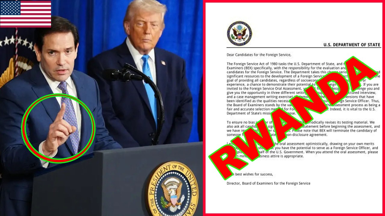 TRUMP AFATIYE URWANDA IBIHANO BISHYA🚨ABAYOBOZI BAKURU BURWANDA AMERICA IBAFATIY IBIHANO NYUMA YA RDF