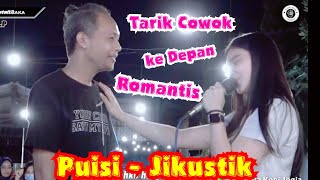 Tarik Cowok Ke Depan - PUISI - JIKUSTIK (LIRIK) COVER BY TRI SUAKA FEAT DYAH NOVIA