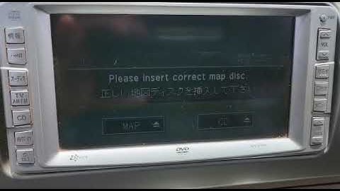 Toyota radio NDCN-W54 Map disc error and Download