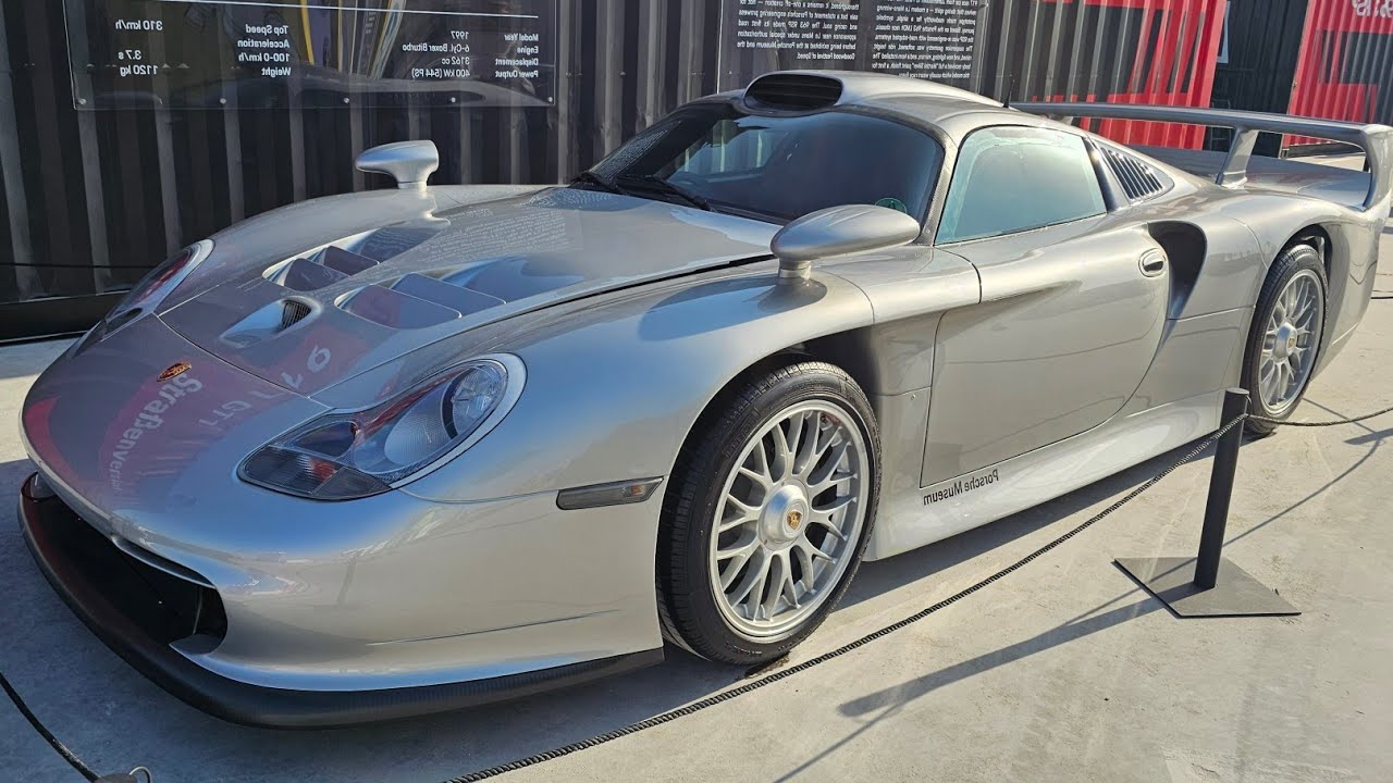 €15 million 911 GT1 from Porsche Museum at Icons of Porsche Dubai