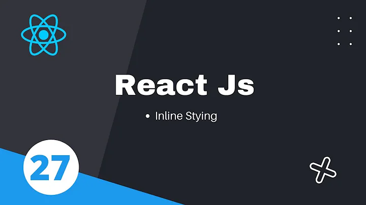 27. Inline Styling in React js | how to use inline style in react js | React JS