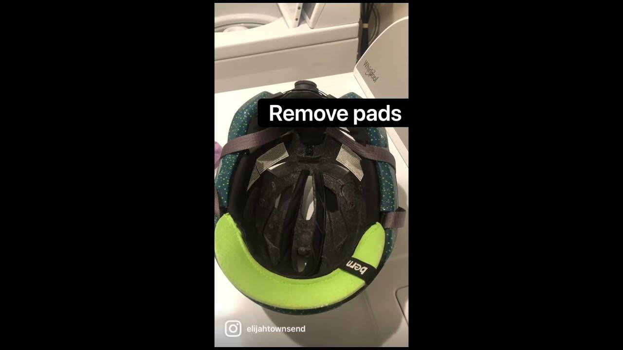 How To Wash Bike Helmet Pads YouTube