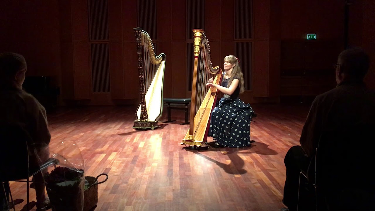 Barbora Plachá - single-action pedal harp | J.B.Krumpholtz - Sonata No.1 Op.13