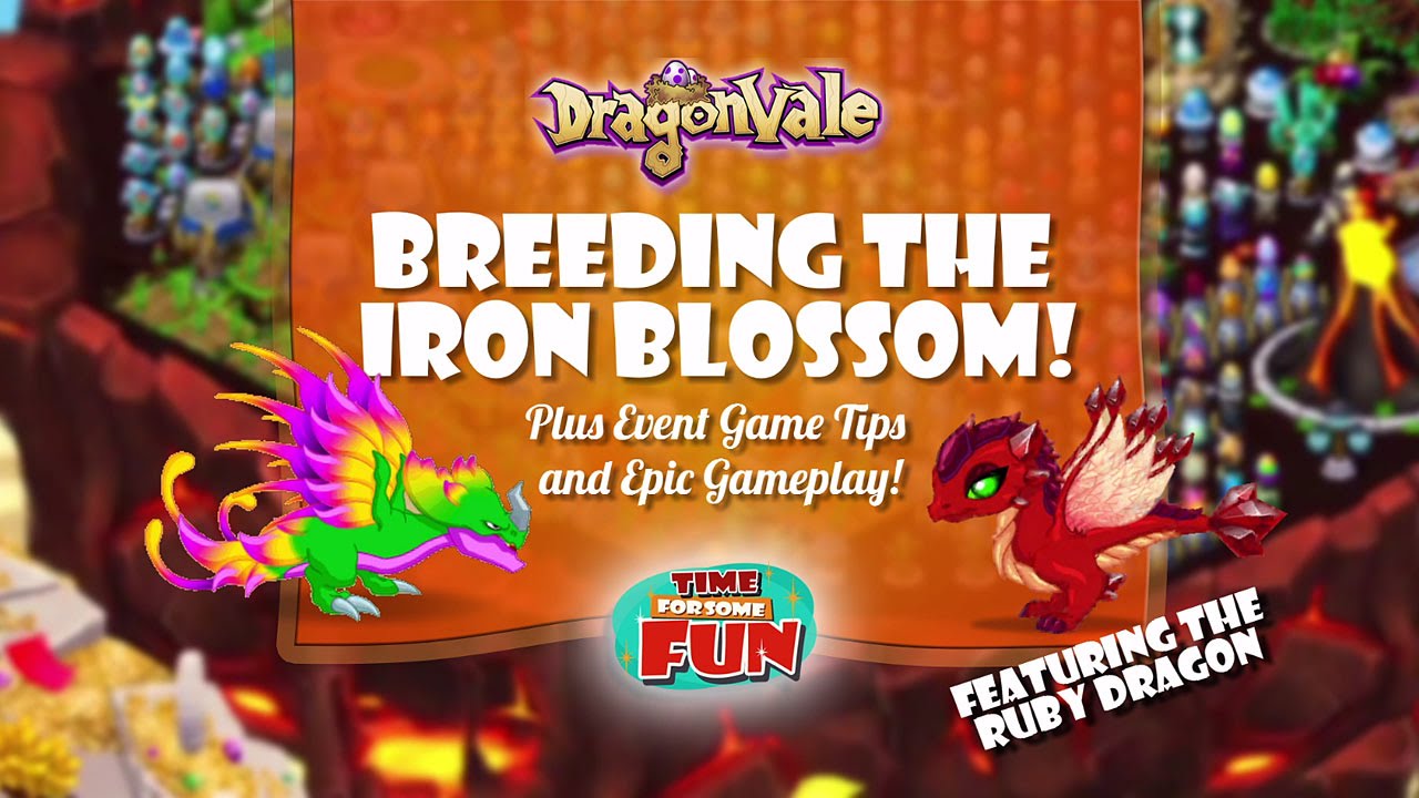 Breeding the Iron Blossom Dragon Dragonvale YouTube