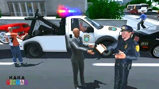 mobil mobilan polisi truk derek 🚧 Tow Truck Driving Simulator: Emergency Rescue Game screenshot 5