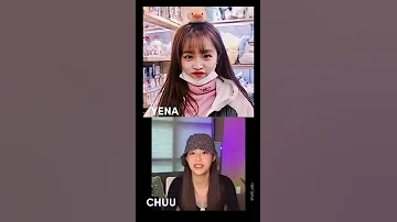 Chuu (Loona) reacting YENA #chuu #yena #loona