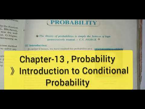 Introduction to Conditional Probability | Probability, Chapter 12 ...