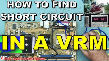 How to find a Short Circuit in VRM - A Real Life Example for any Motherboard or GPU