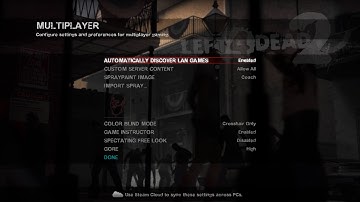 How To Disable Automatic Discover Lan Games In Left 4 Dead 2