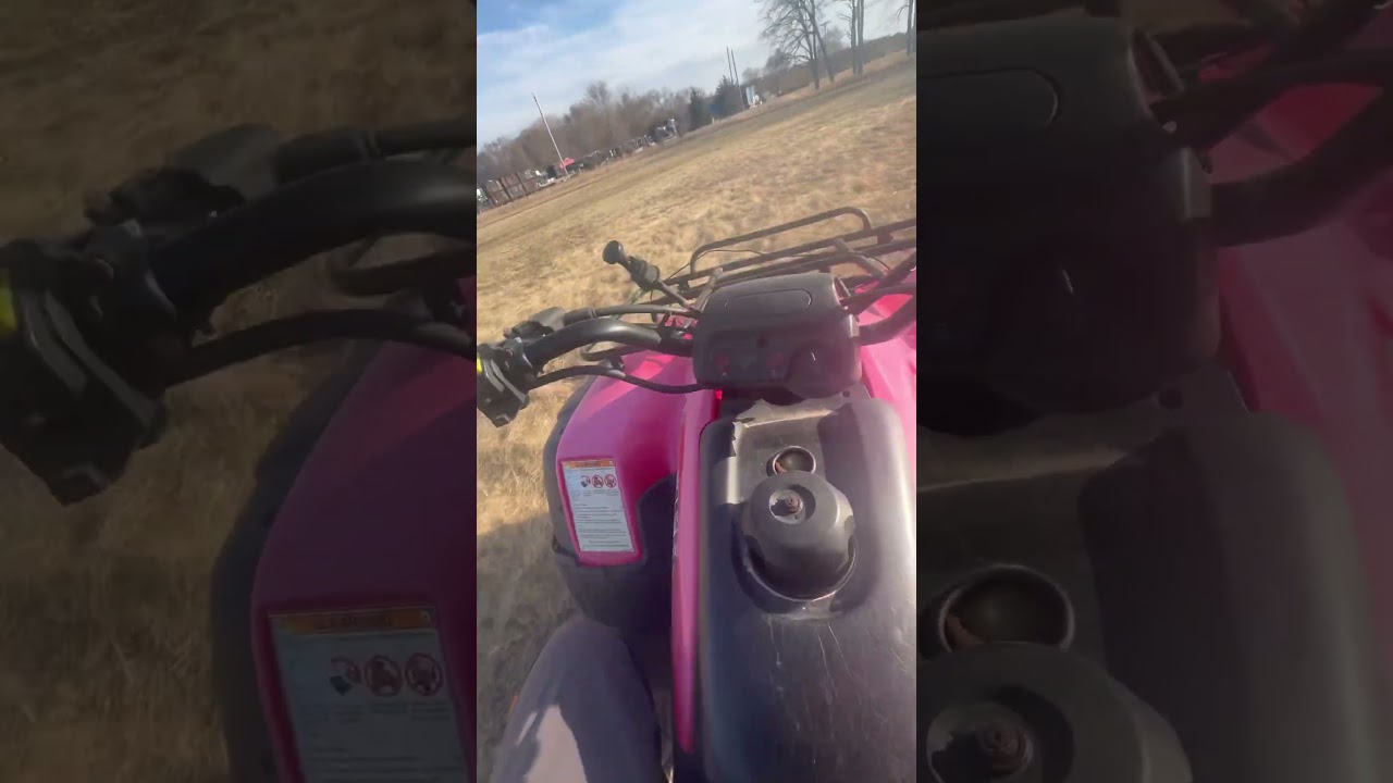 Riding the straight piped beater quad