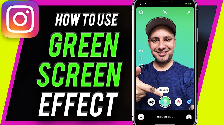 How to add Green Screen effect inside Instagram Reels