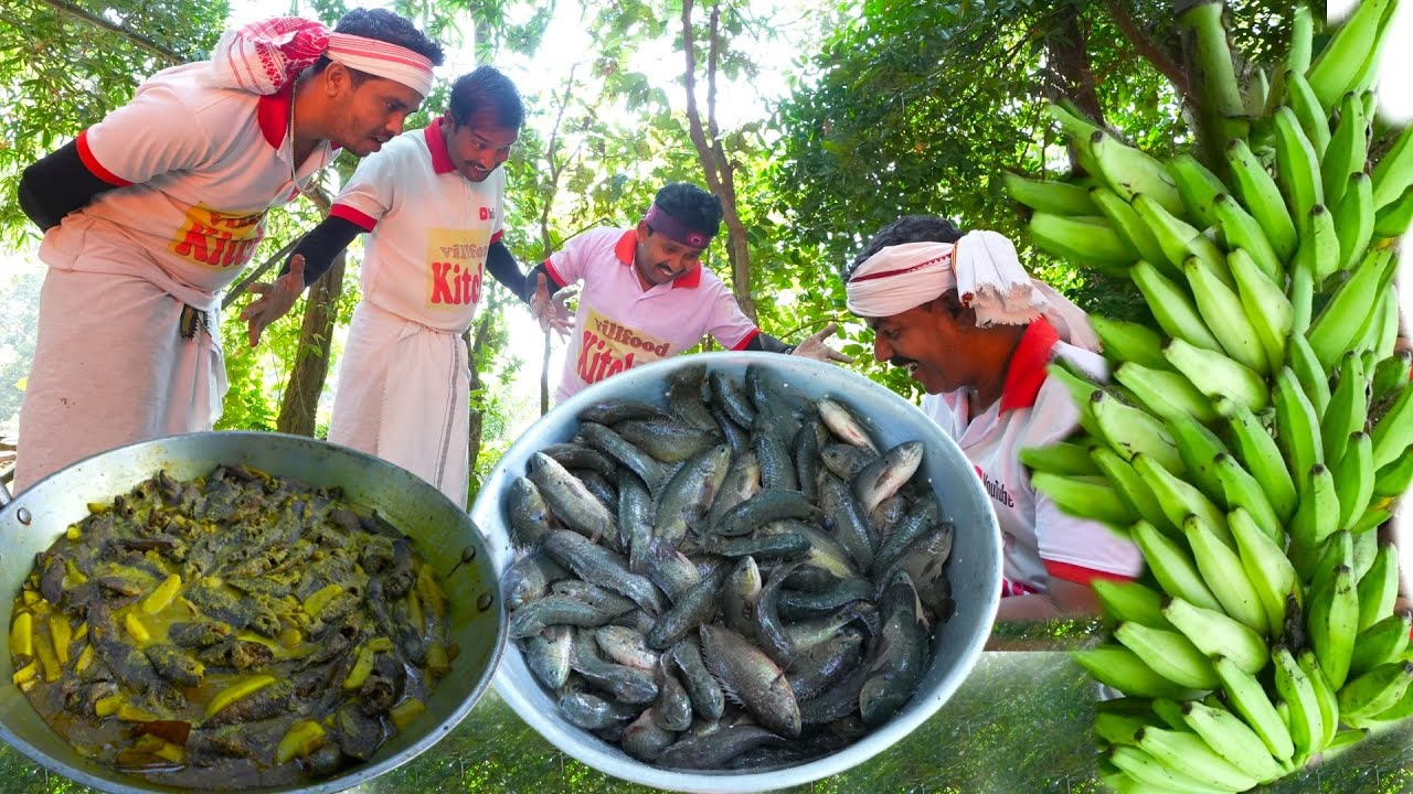 Bengali special Koi mach recipe | village special climbing perch fish curry with raw banana