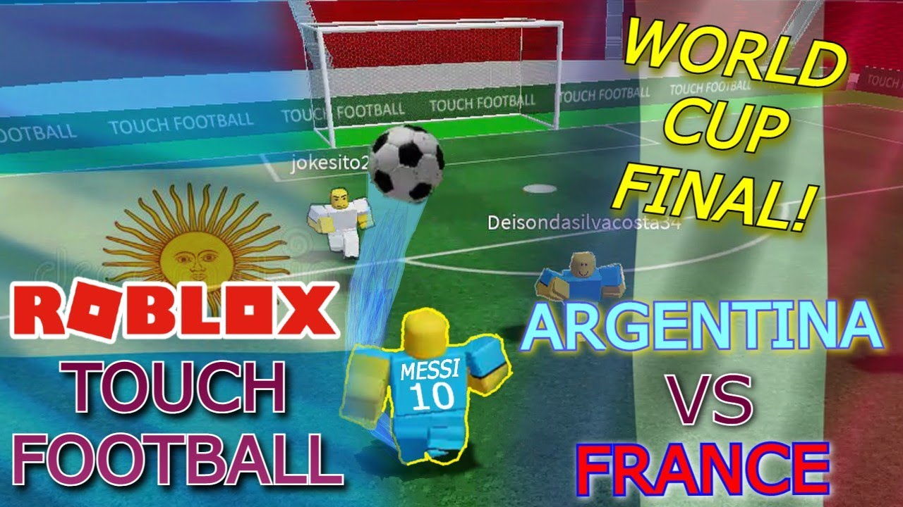 Argentina vs France | FINAL | Touch Football Roblox (Qatar World Cup ...