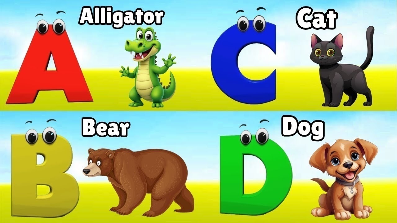 Phonics Animals Song | Learn ABC Alphabet with Animals for Kids - YouTube